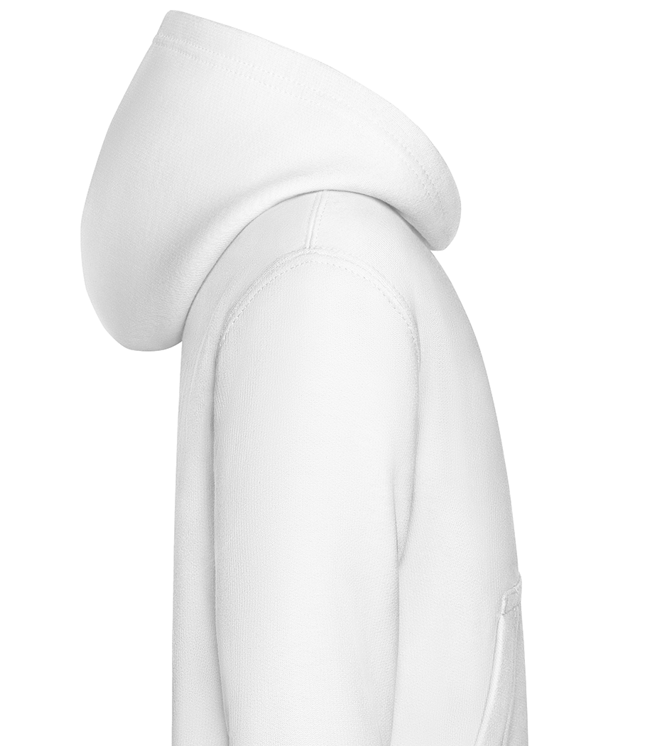 Aperçu: Echarpe D'Oiseau D'Hiver - Sweat à capuche Enfant - Blanc - Droit
