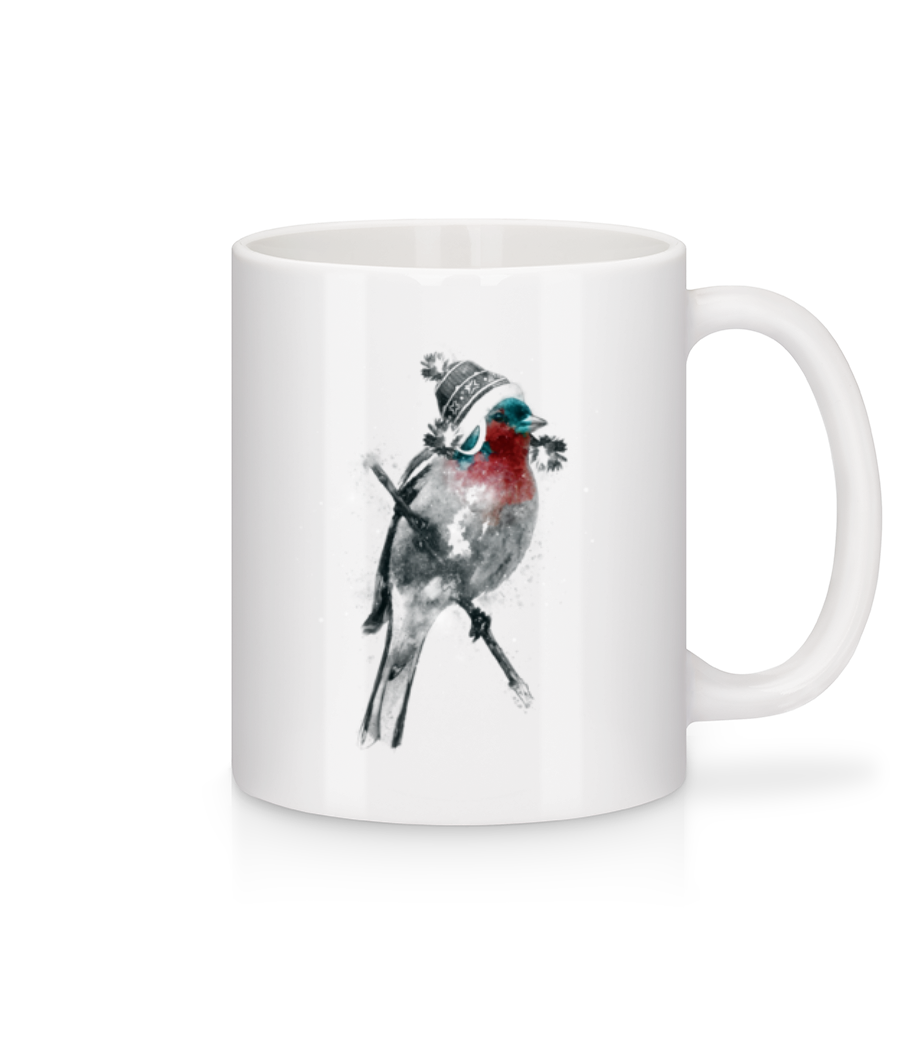 Oiseau Noël · Mug en céramique blanc