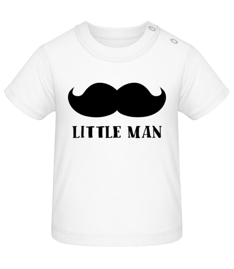Little Man Mustache · T-shirt Bio Bébé