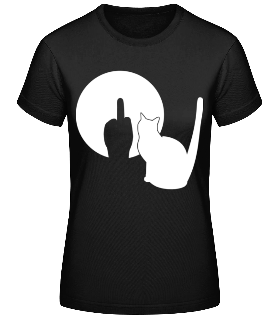 Ombre de chat Doigt d'honneur · T-shirt standard Femme
