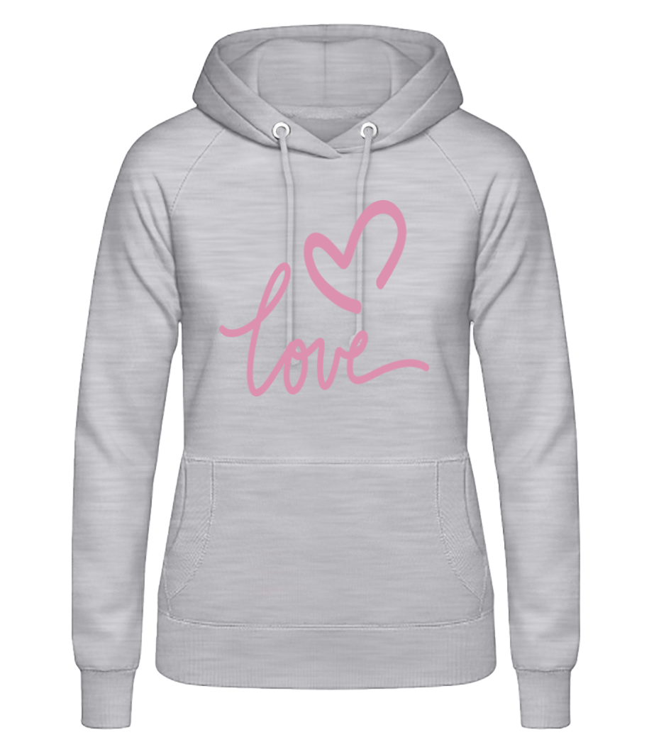Love · Sweat à capuche basique pour femme