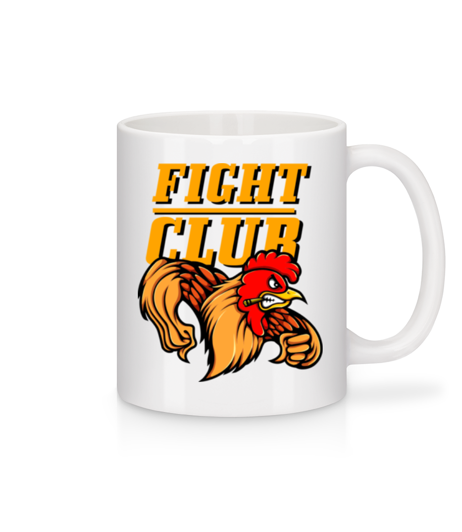 Fight Club Rooster · Mug en céramique blanc