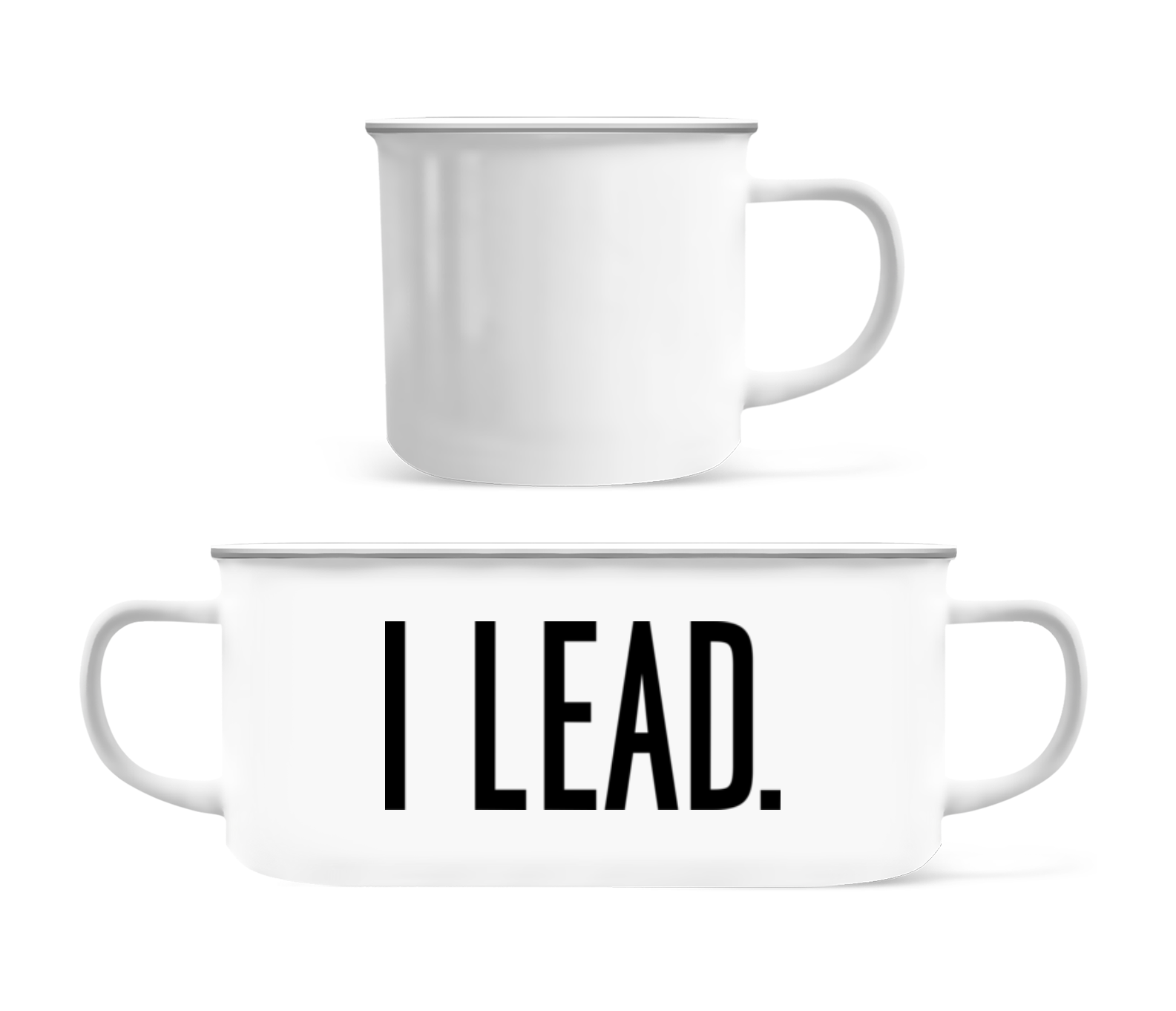 I Lead · Tasse Émaillée