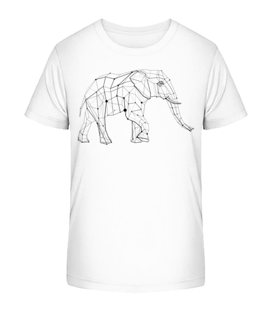 Polygon Éléphant · T-shirt bio Enfant Stanley Stella 2.0