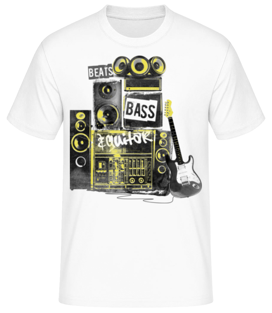 Beat Bass And Guitar · T-shirt standard Homme