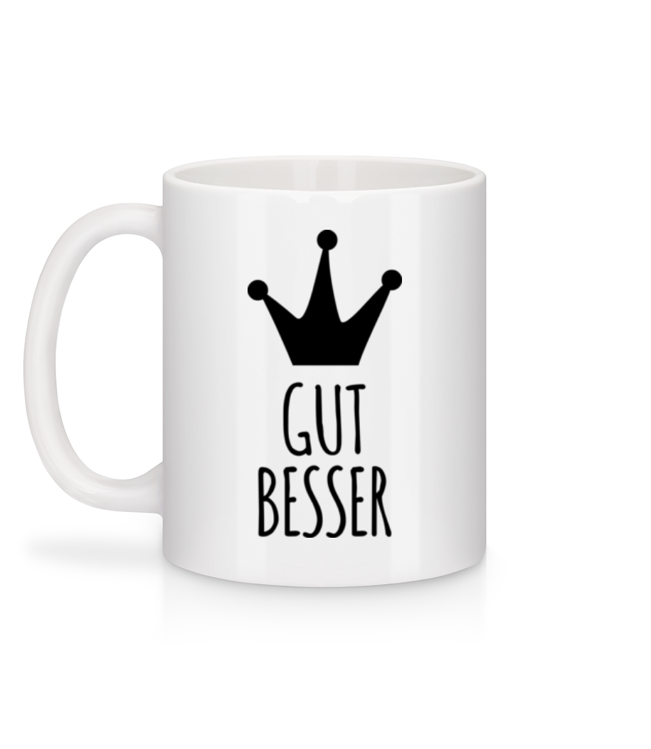 Vorschau: Gut Besser - Tasse - Weiß - Hinten