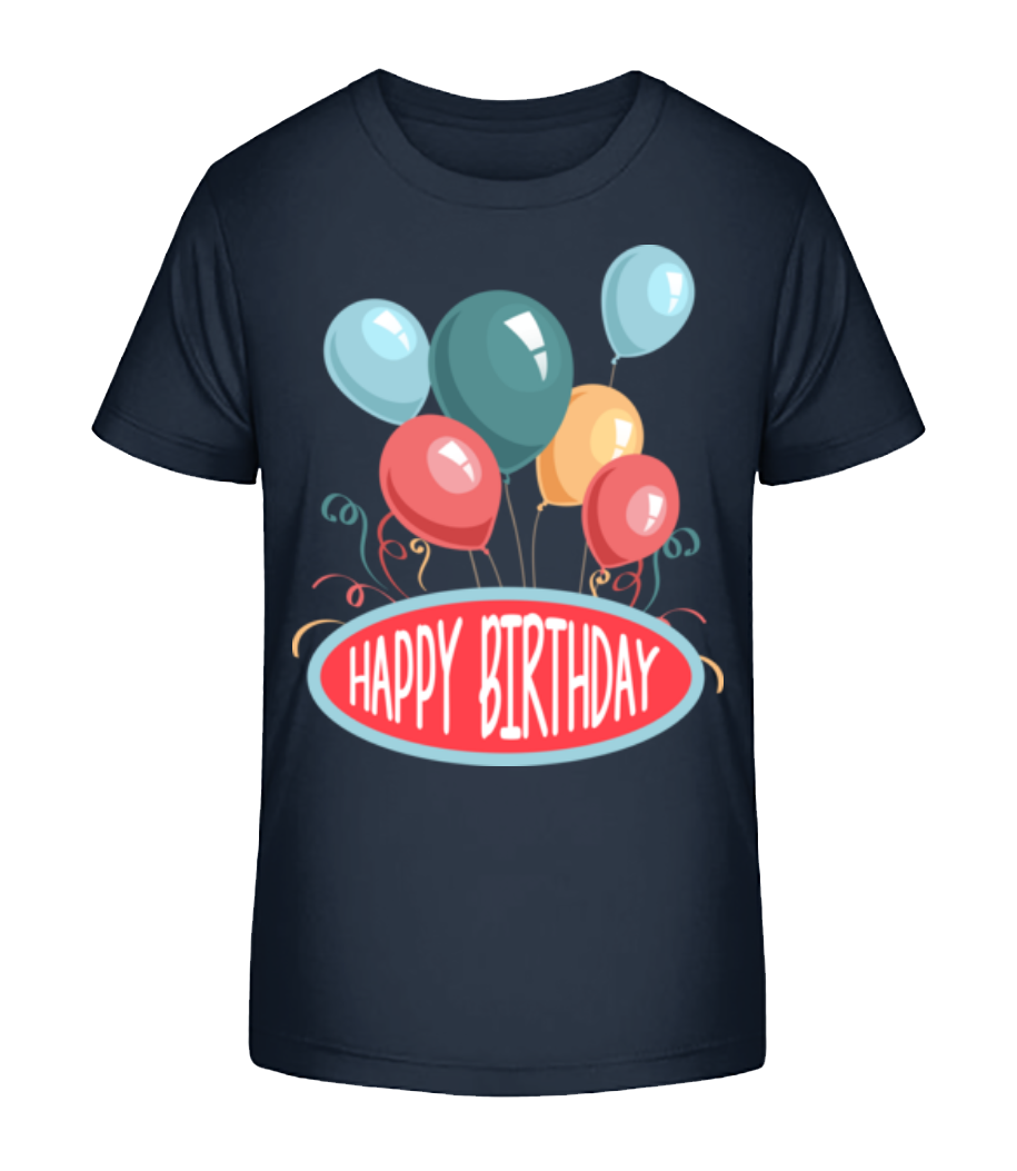 Happy Birthday Ballons · T-shirt bio Enfant Stanley Stella 2.0
