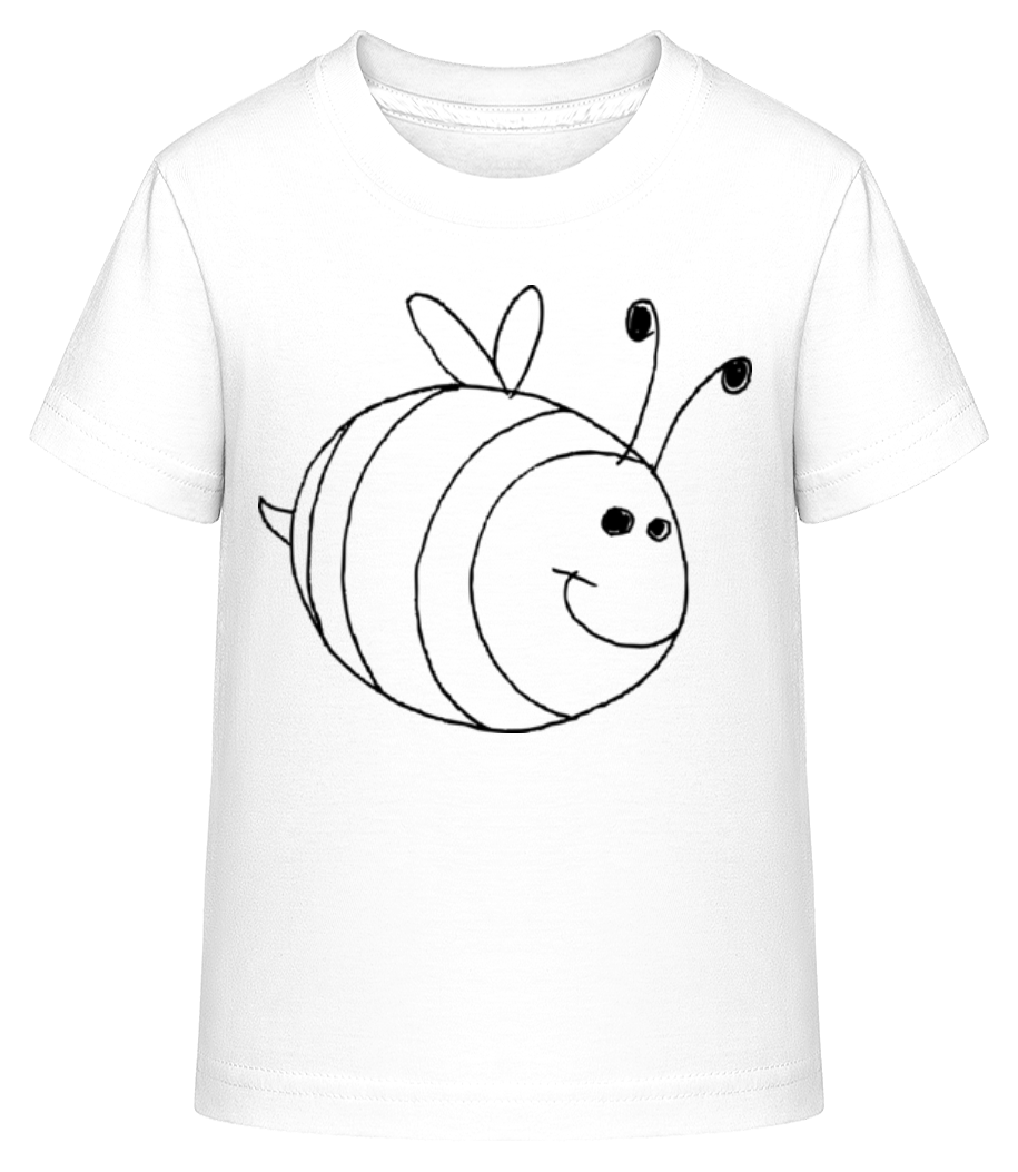 Aperçu: Enfant Comic - Abeille - T-shirt shirtinator Enfant - Blanc - Devant