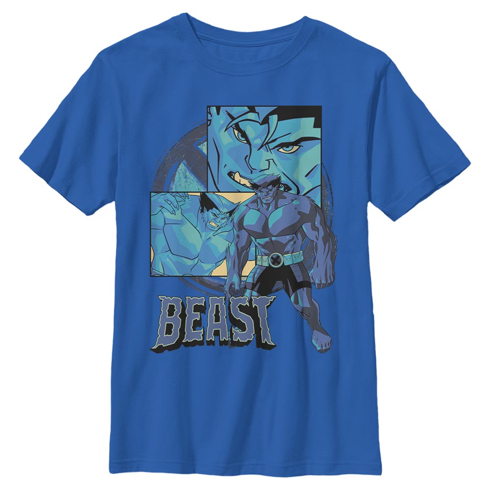 Marvel - X-Men - La Bête Blue Panels - Enfant T-shirt