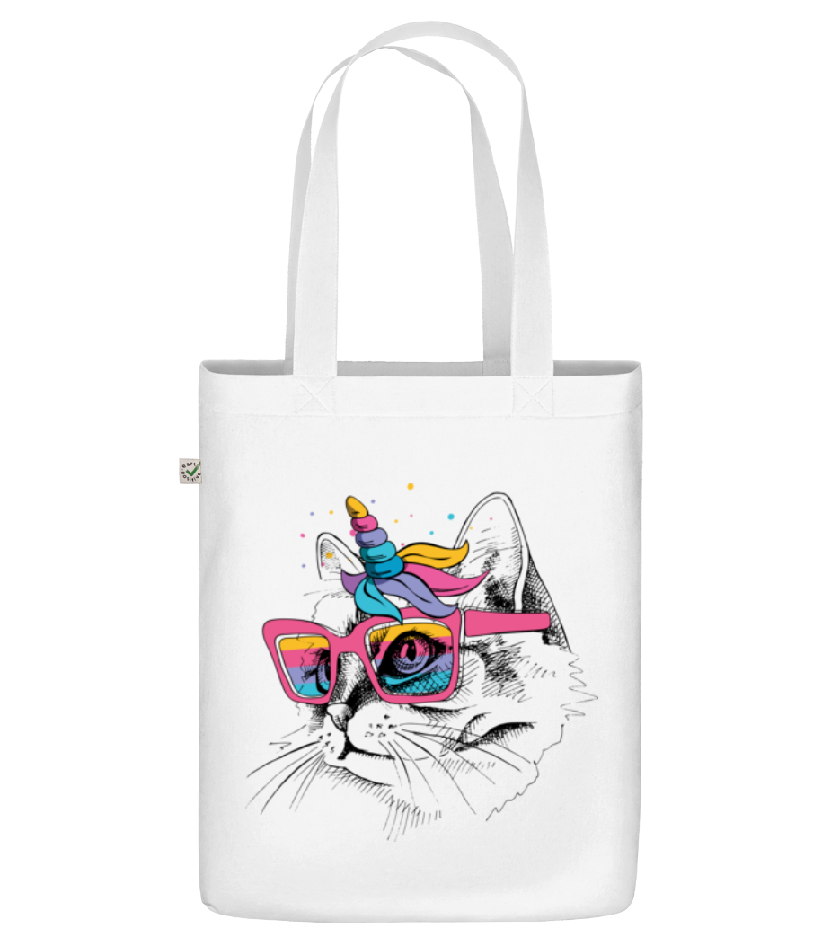 Aperçu: Fete De La Licorne - Sac en toile bio - Blanc - Devant