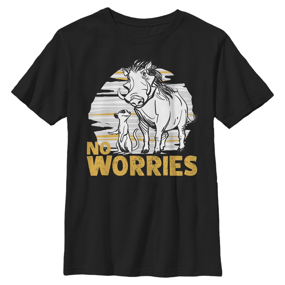 Disney - Le Roi lion - Timon & Pumbaa No Worries Club - Enfant T-shirt
