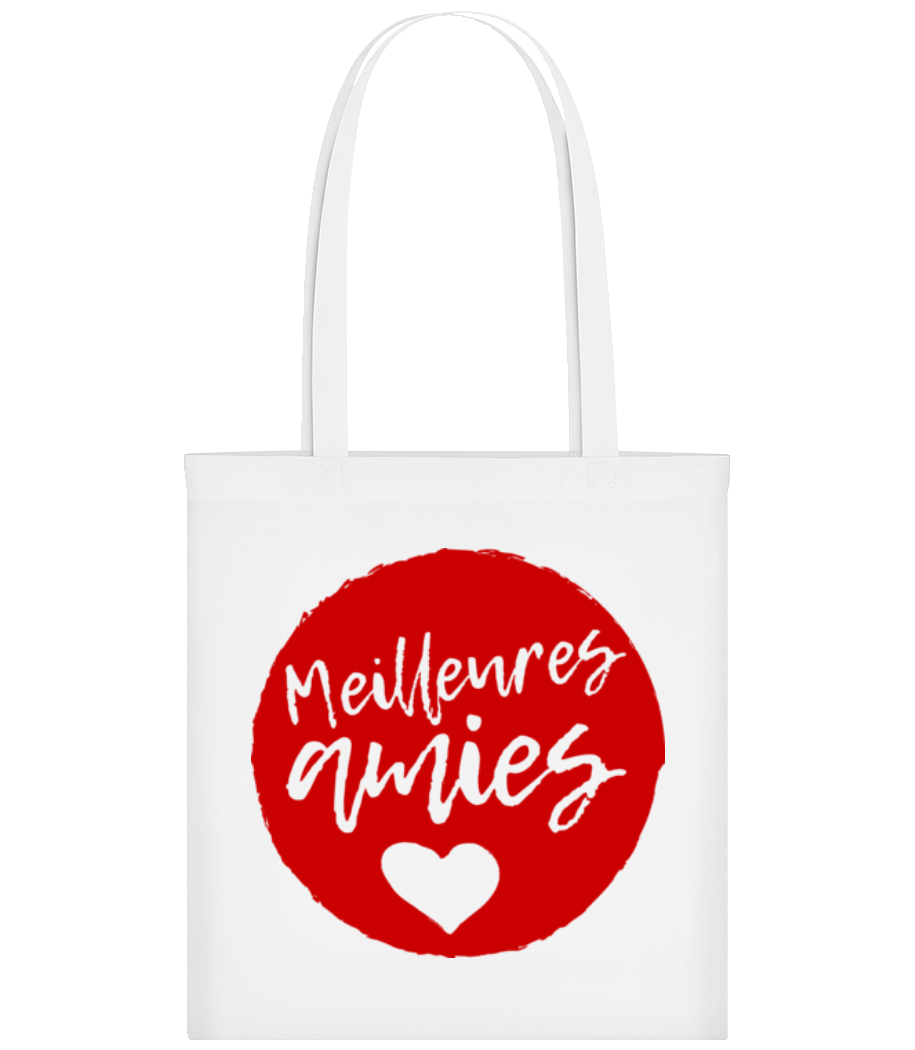 Aperçu: Meilleurs Amies - Tote Bag - Blanc - Devant