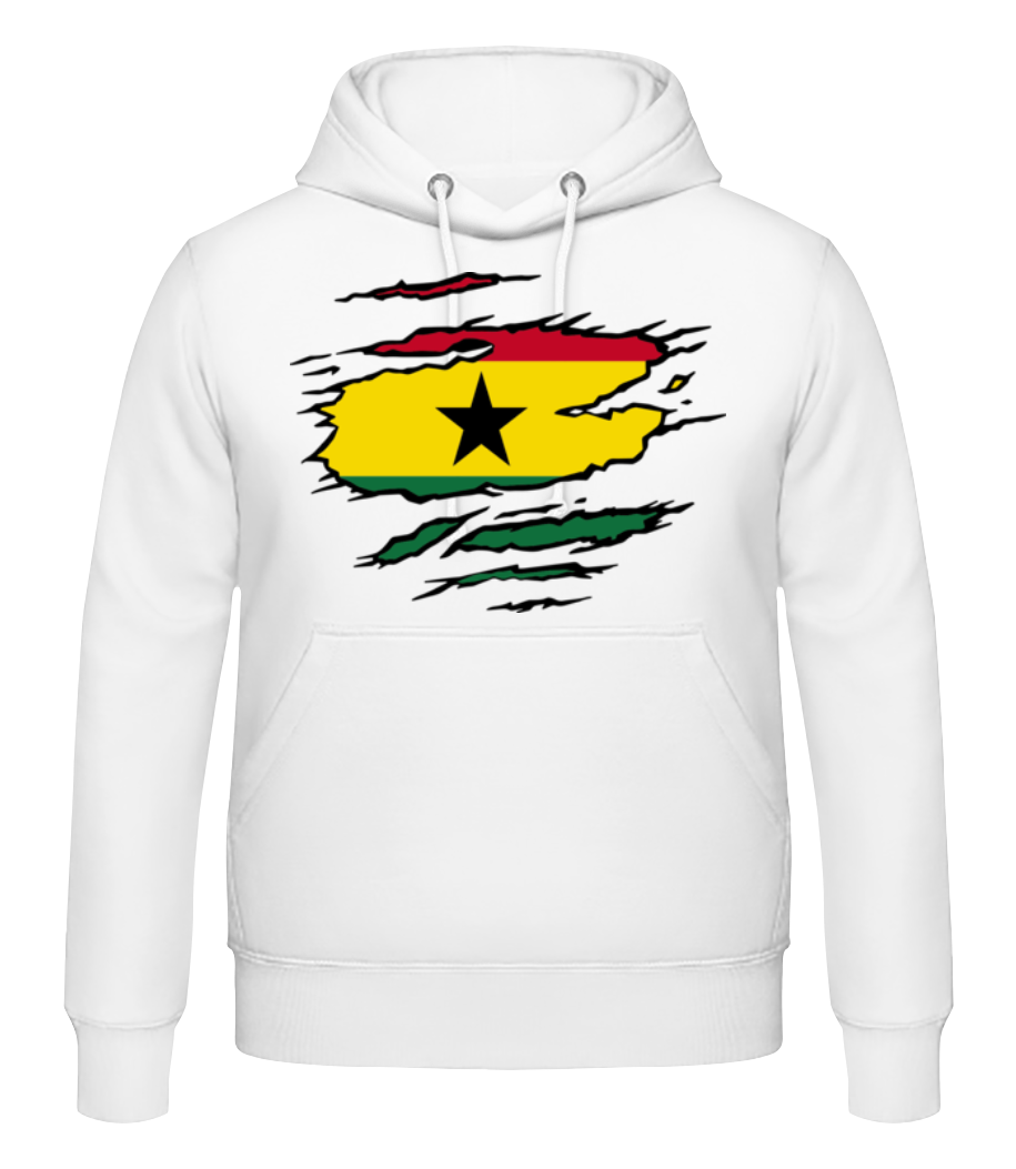 Drapeau mûré Ghana · Sweat à capuche Homme