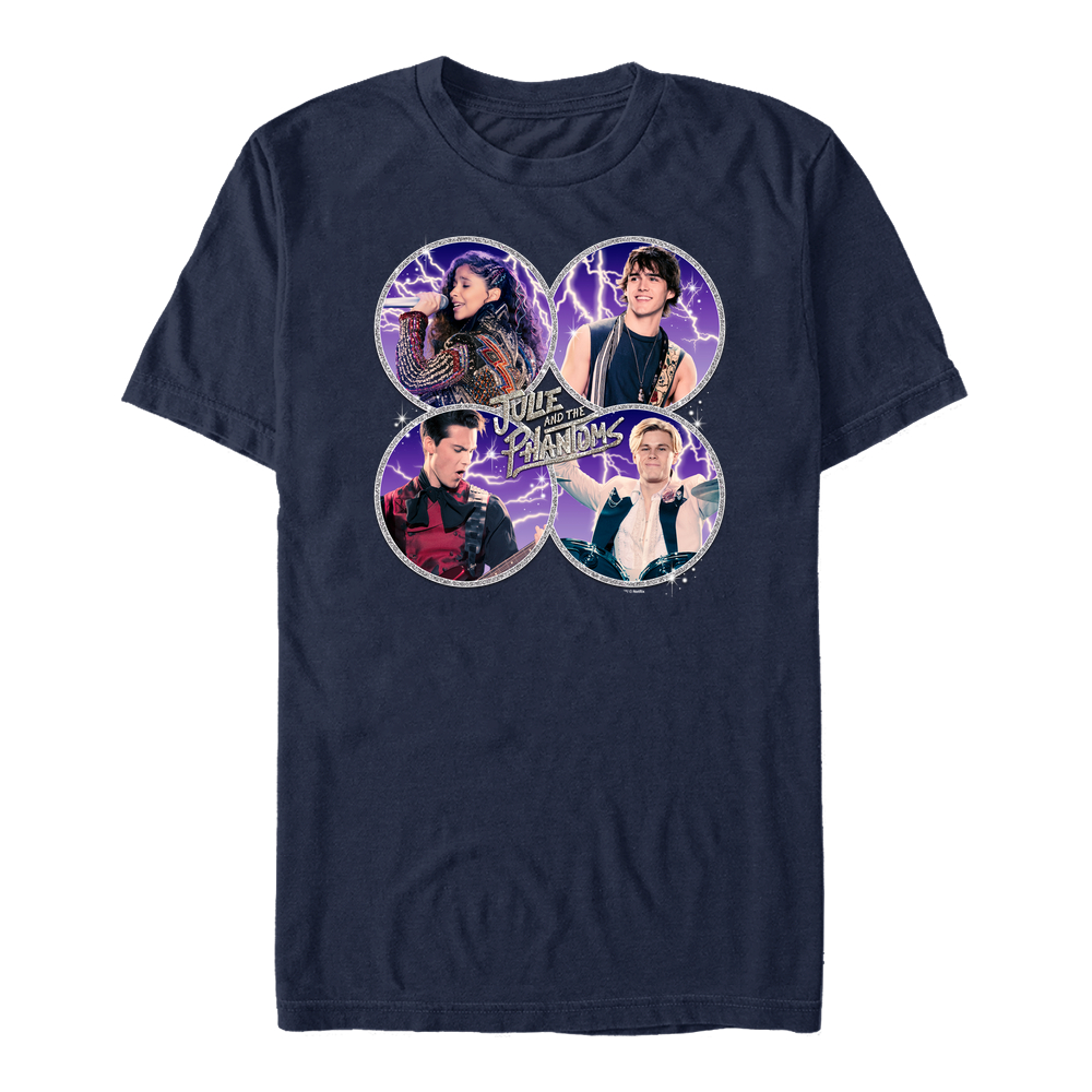 Netflix - Julie And The Phantoms - Photo de groupe Julie Reggie Luke Alex - Homme T-shirt