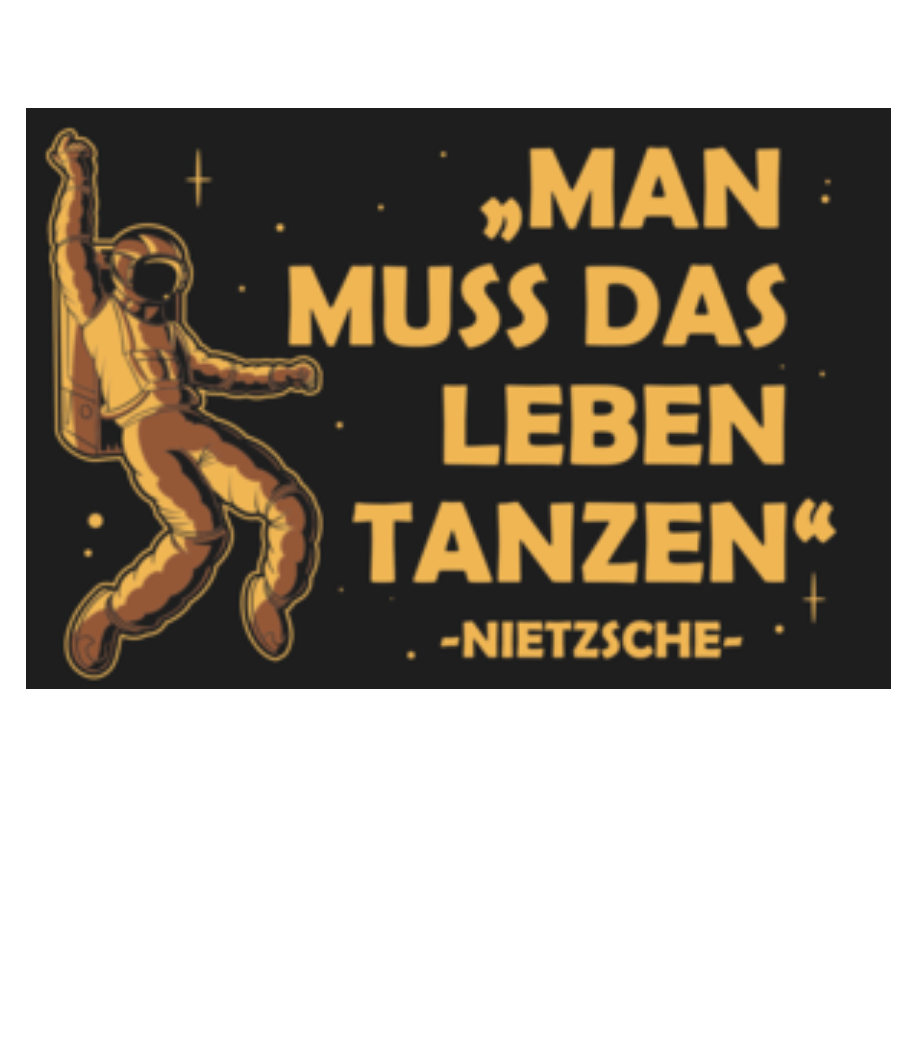 Man muss das Leben tanzen · Fußmatte