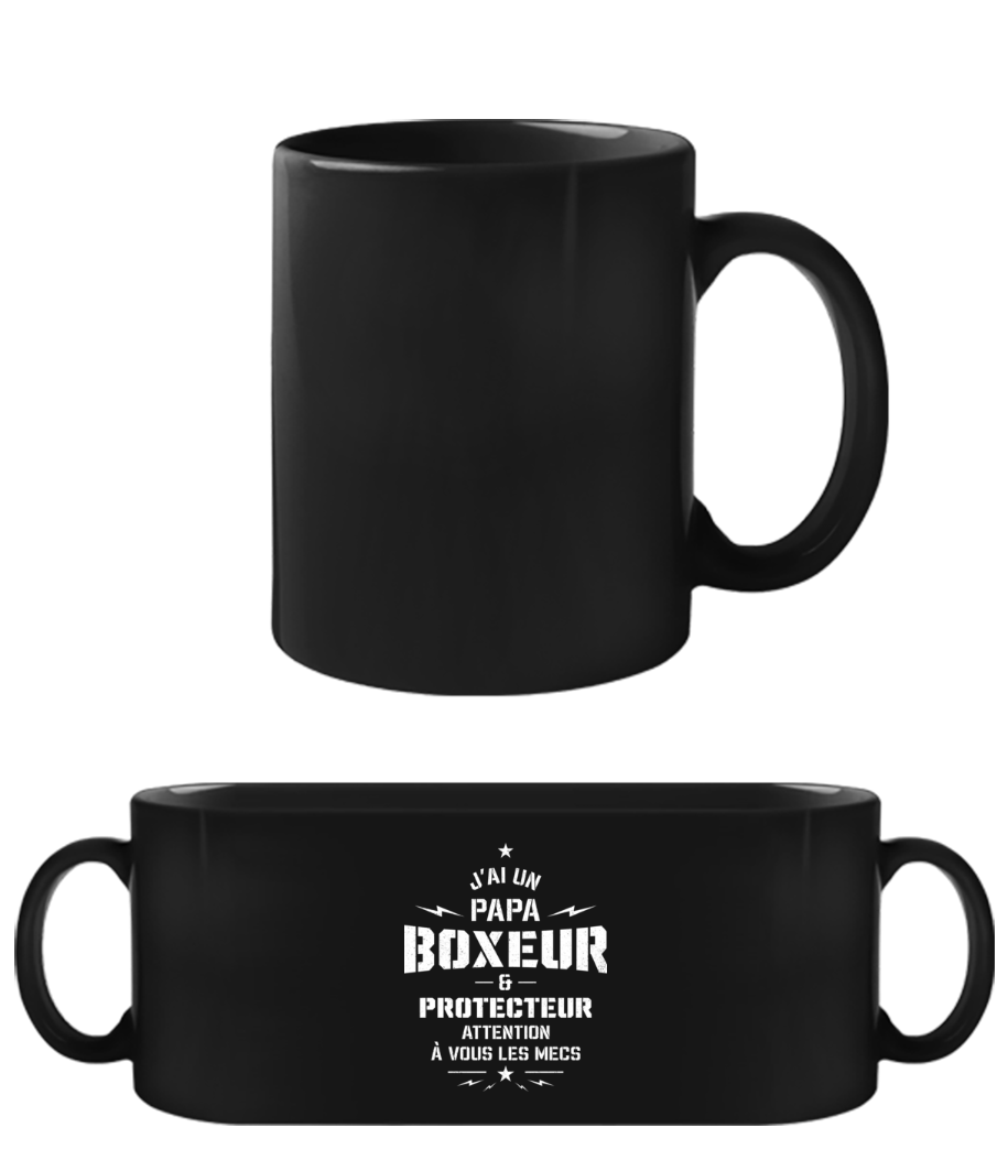 J’ai Un Papa Boxeur · Tasse Noire