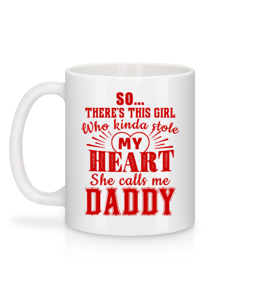 She Calls Me Daddy - Mug en céramique blanc - Blanc - Derrière
