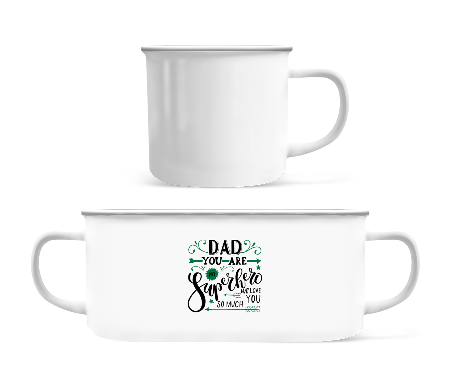 Dad You Are My Superhero · Tasse Émaillée