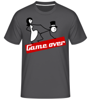 Game Over -  Shirtinator Men's T-Shirt - Anthracite - Front