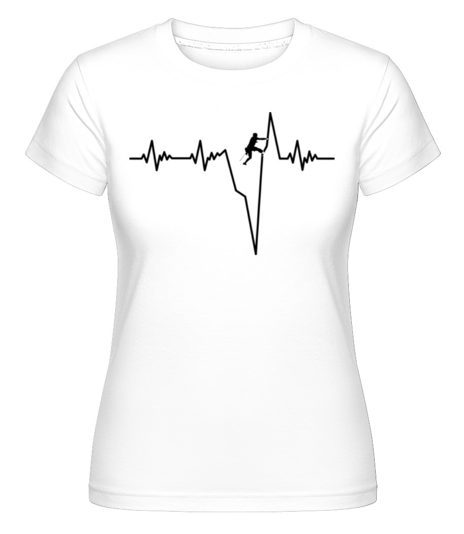 Bouldering Heartbeat ·  T-shirt Shirtinator femme