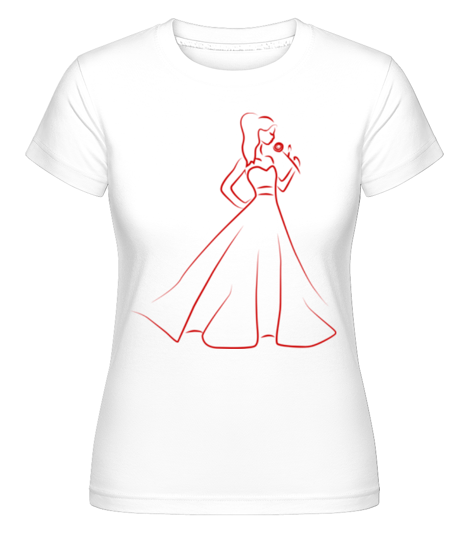 Bride Icon Red ·  T-shirt Shirtinator femme