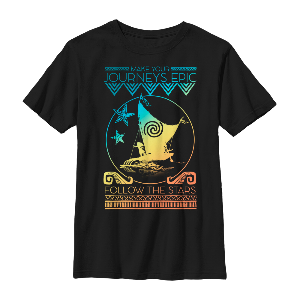 Disney - Vaiana : La Légende du bout du monde - Vaiana By Starlight - Enfant T-shirt