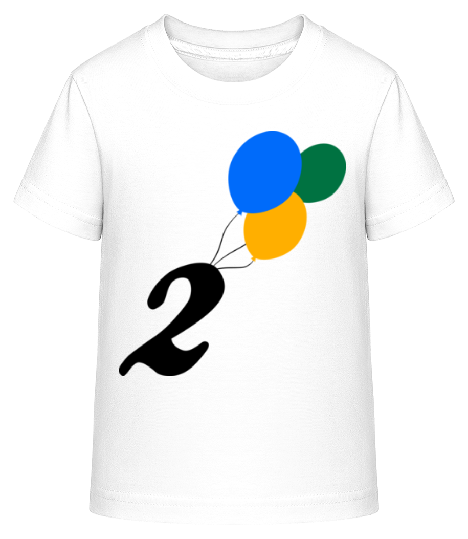 Anniversaire 2 Ballons · T-shirt shirtinator Enfant