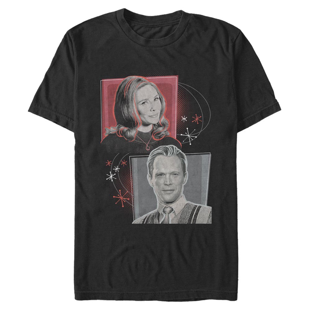Marvel - WandaVision - La Sorcière rouge & Vision Retro Boxups - Homme T-shirt