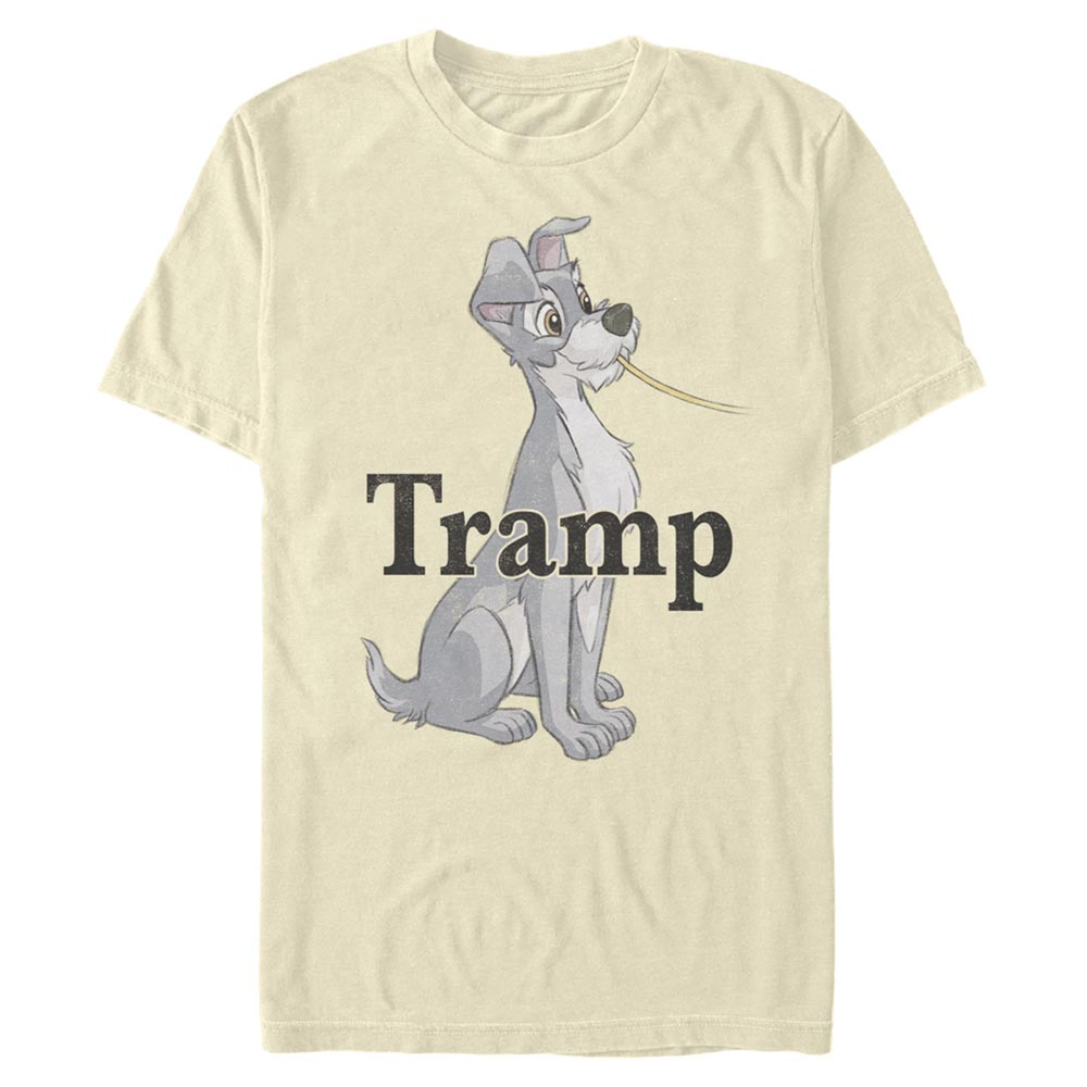 Aperçu: Disney Classics - La Belle et le Clochard - Tramp Her - Homme T-shirt - Crème - Devant
