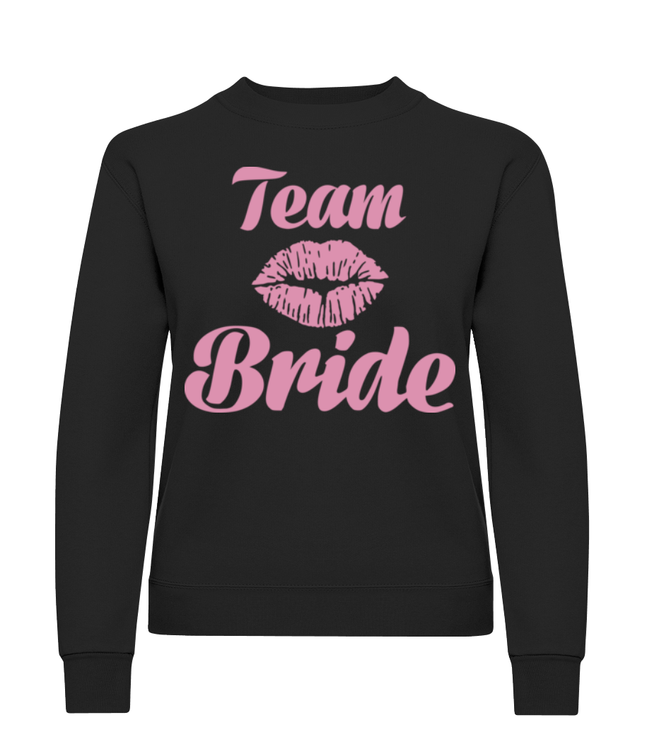 Team Bride Kiss · Sweatshirt Femme