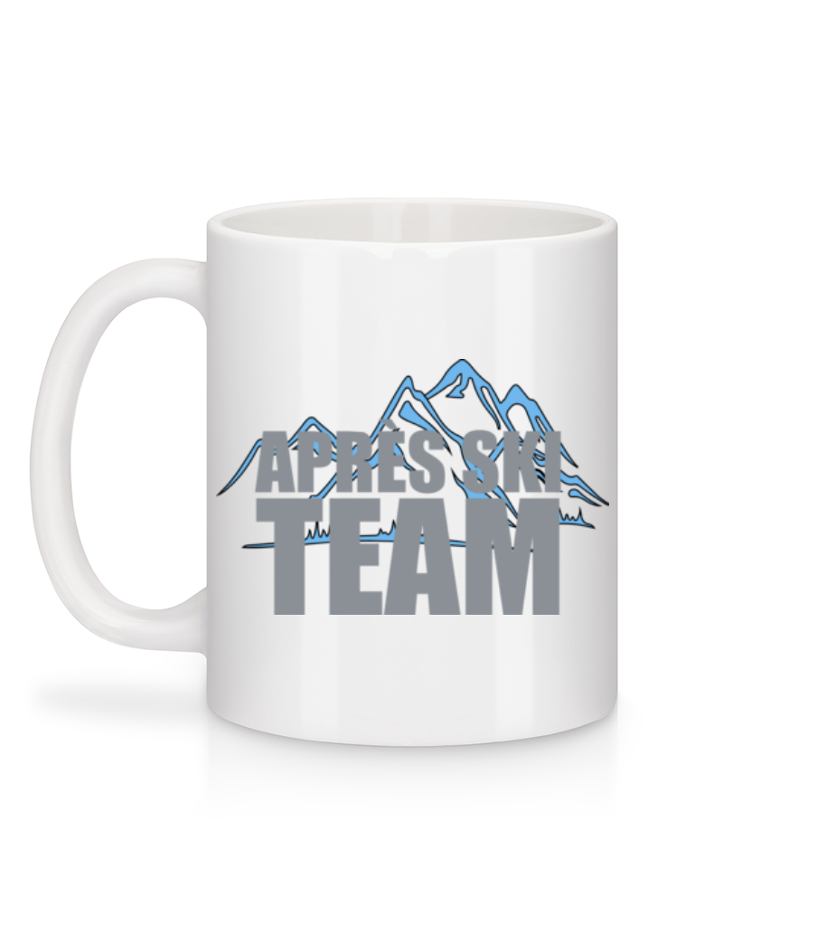 Team Après Ski - Mug en céramique blanc - Blanc - Derrière