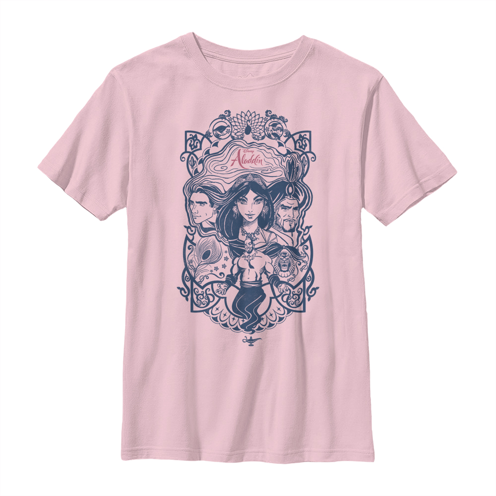 Disney - Aladin - Photo de groupe Vintage Aladdin Collage - Enfant T-shirt