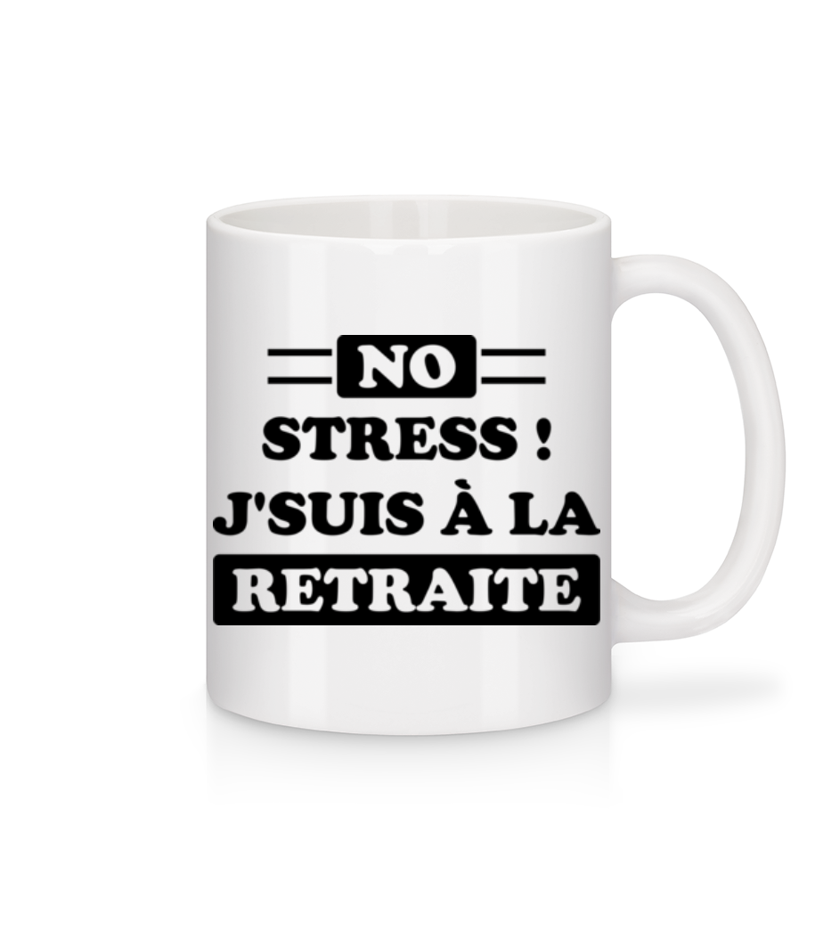 J'suis À La Retraite · Mug en céramique blanc