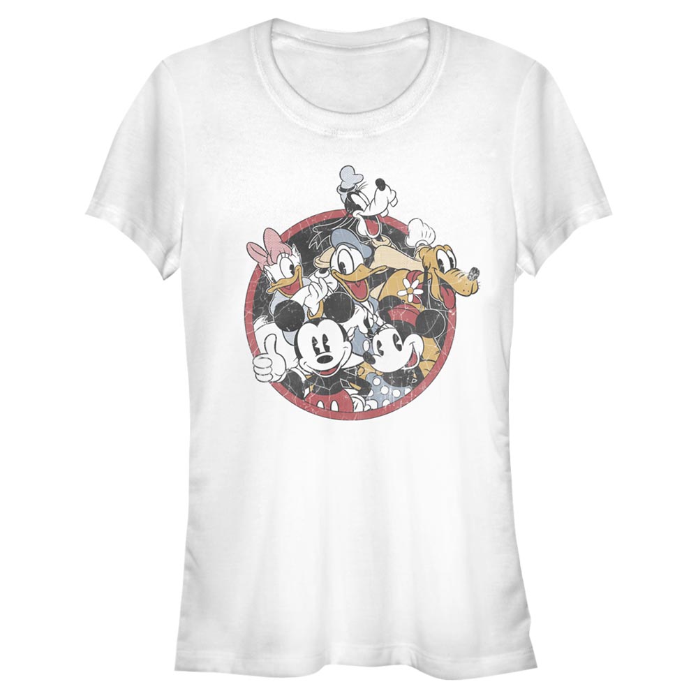 Disney Classics - Mickey Mouse - Photo de groupe Retro Groupie - Femme T-shirt