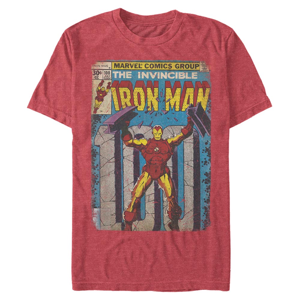 Marvel - Avengers - Iron Man IronMan Comic Cover - Homme T-shirt