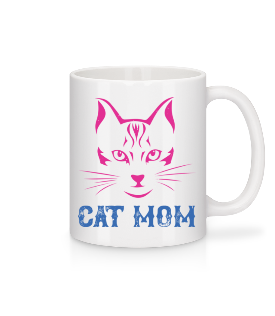 Cat Mom · Mug en céramique blanc