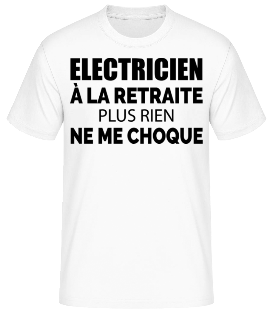 Electricien À La Retraitre · T-shirt standard Homme
