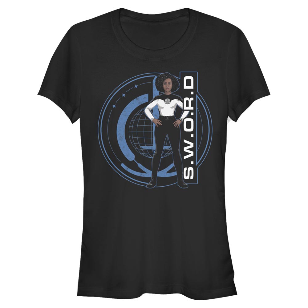 Marvel - WandaVision - Monica Rambeau Wanda And Logo - Femme T-shirt