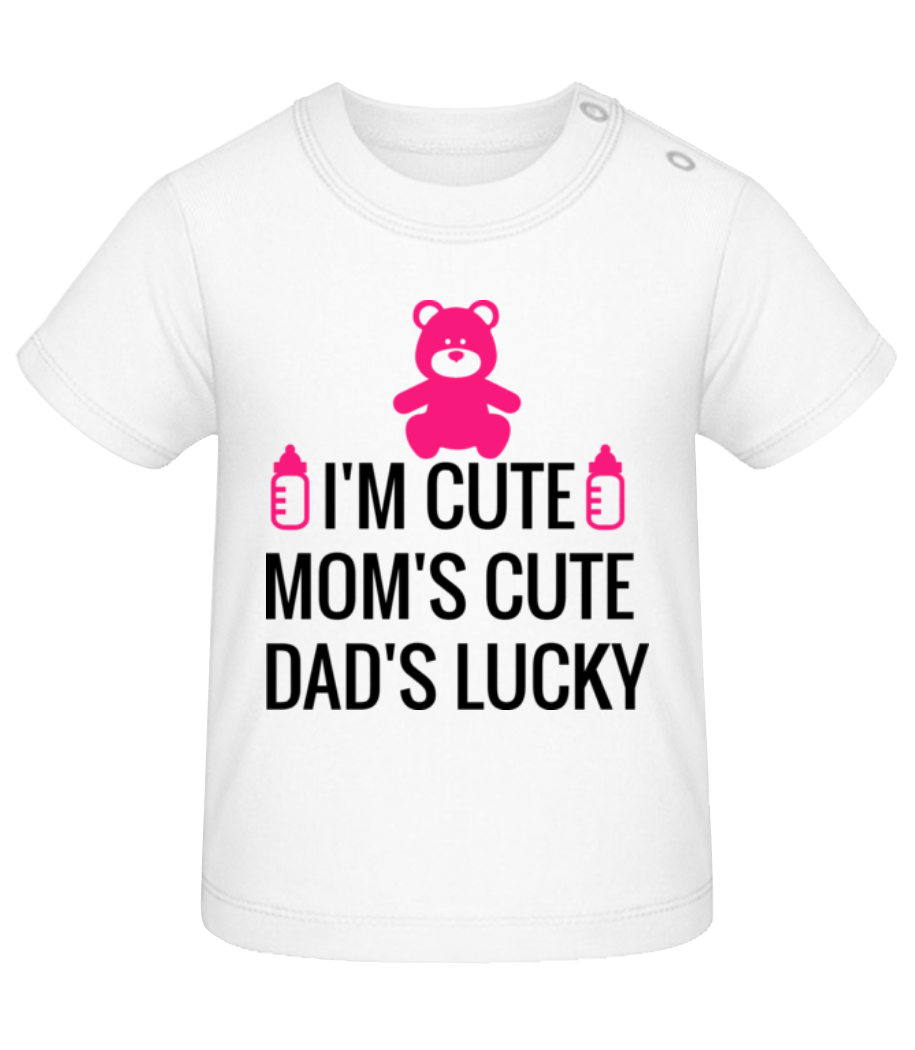 I'm Cute Dad's Lucky · T-shirt Bio Bébé