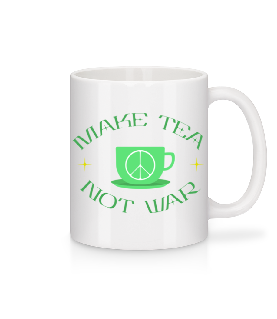 Make Tea Not War · Mug en céramique blanc