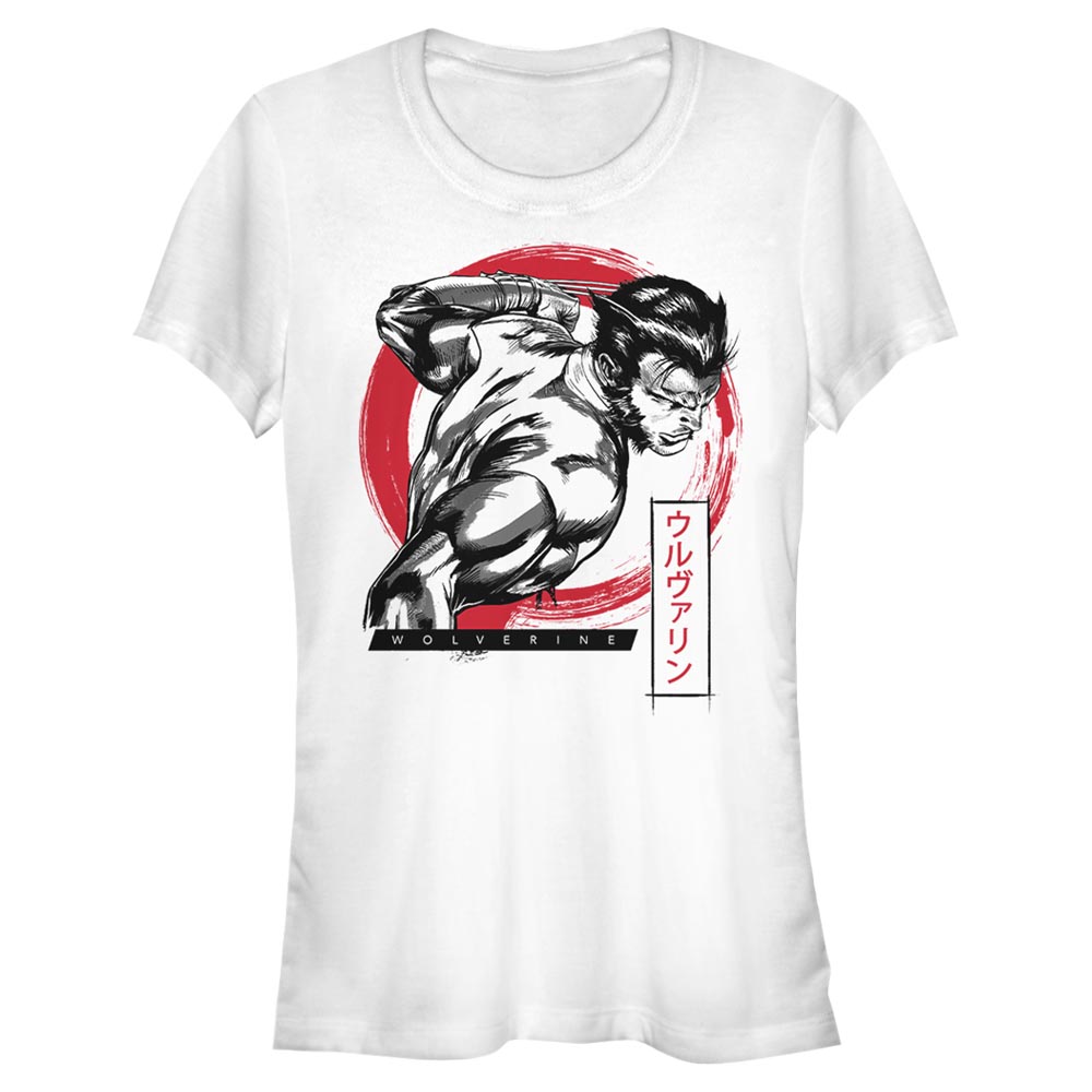 Marvel - X-Men - Wolverine Thrash - Femme T-shirt - Blanc - Devant