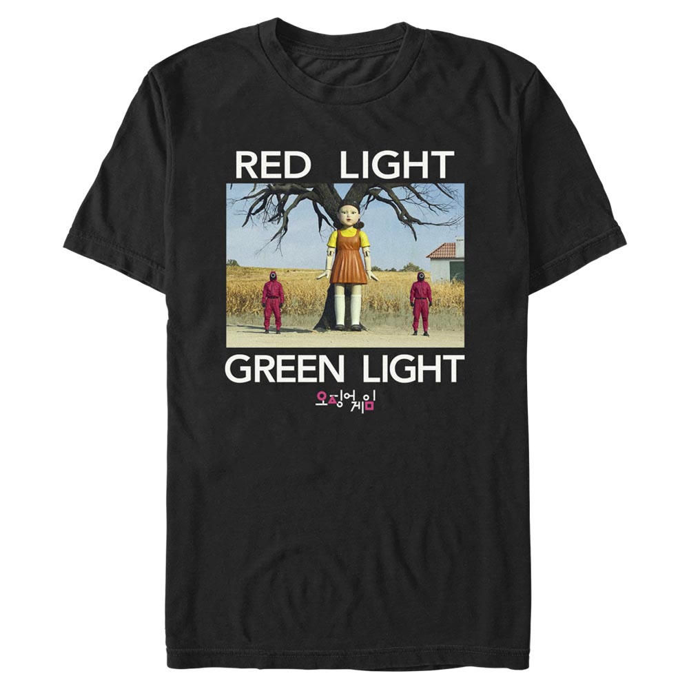 Netflix - Squid Game - Doll & Guards Red Light Green Light - Homme T-shirt