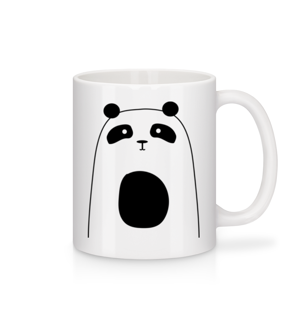 Panda Mignon · Mug en céramique blanc