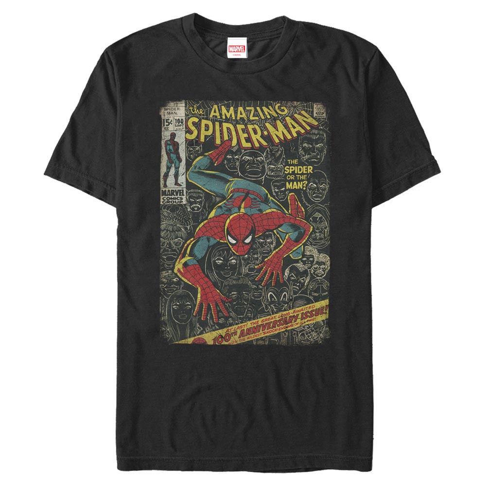 Marvel - Spider-Man - Spider-Man Spidey Front Cover - Homme T-shirt