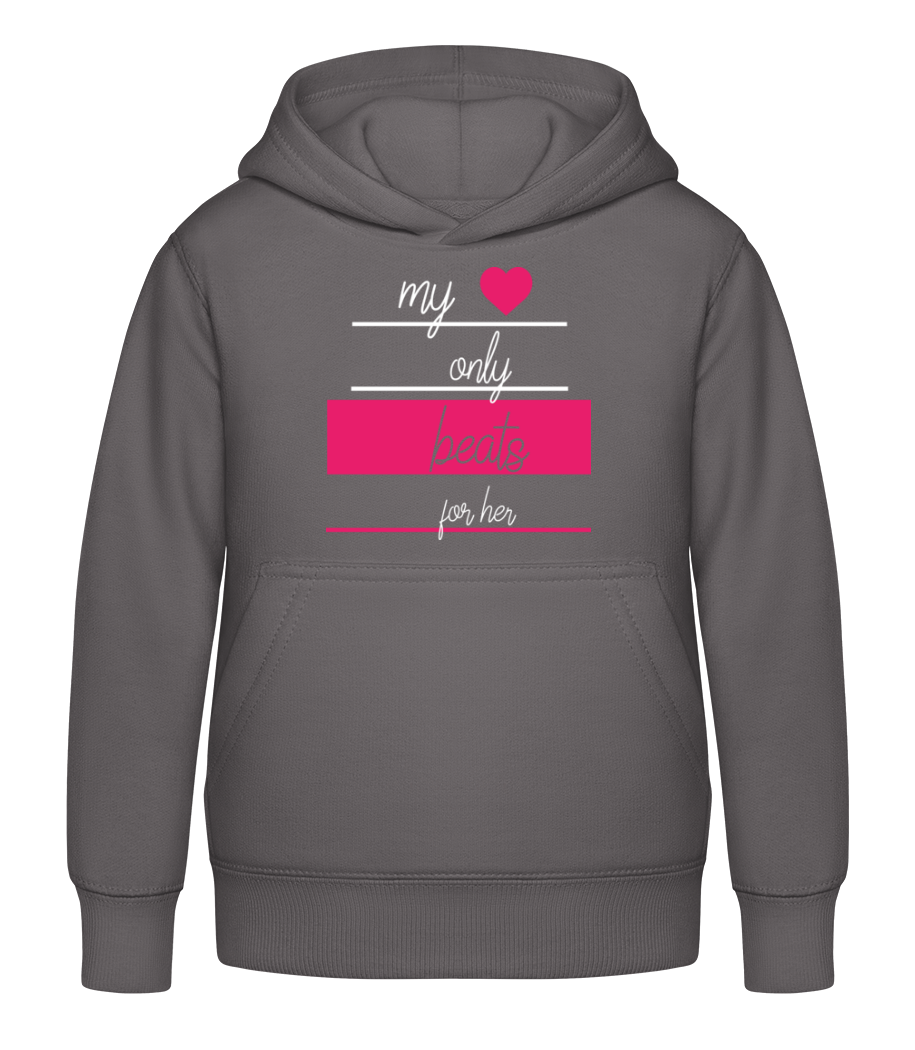 My Love Only Beats For Her · Sweat à capuche Enfant