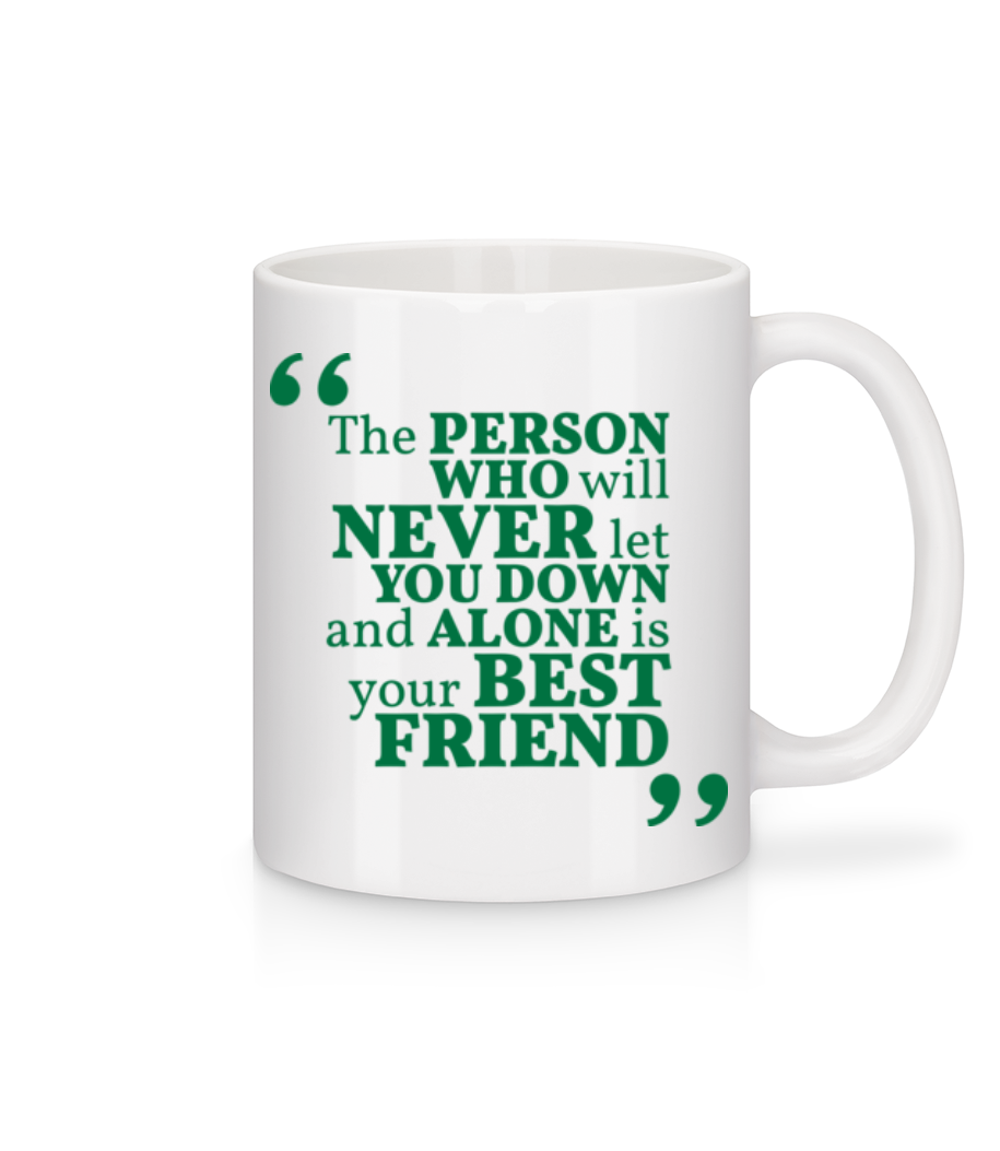 Your Best Friend · Mug en céramique blanc