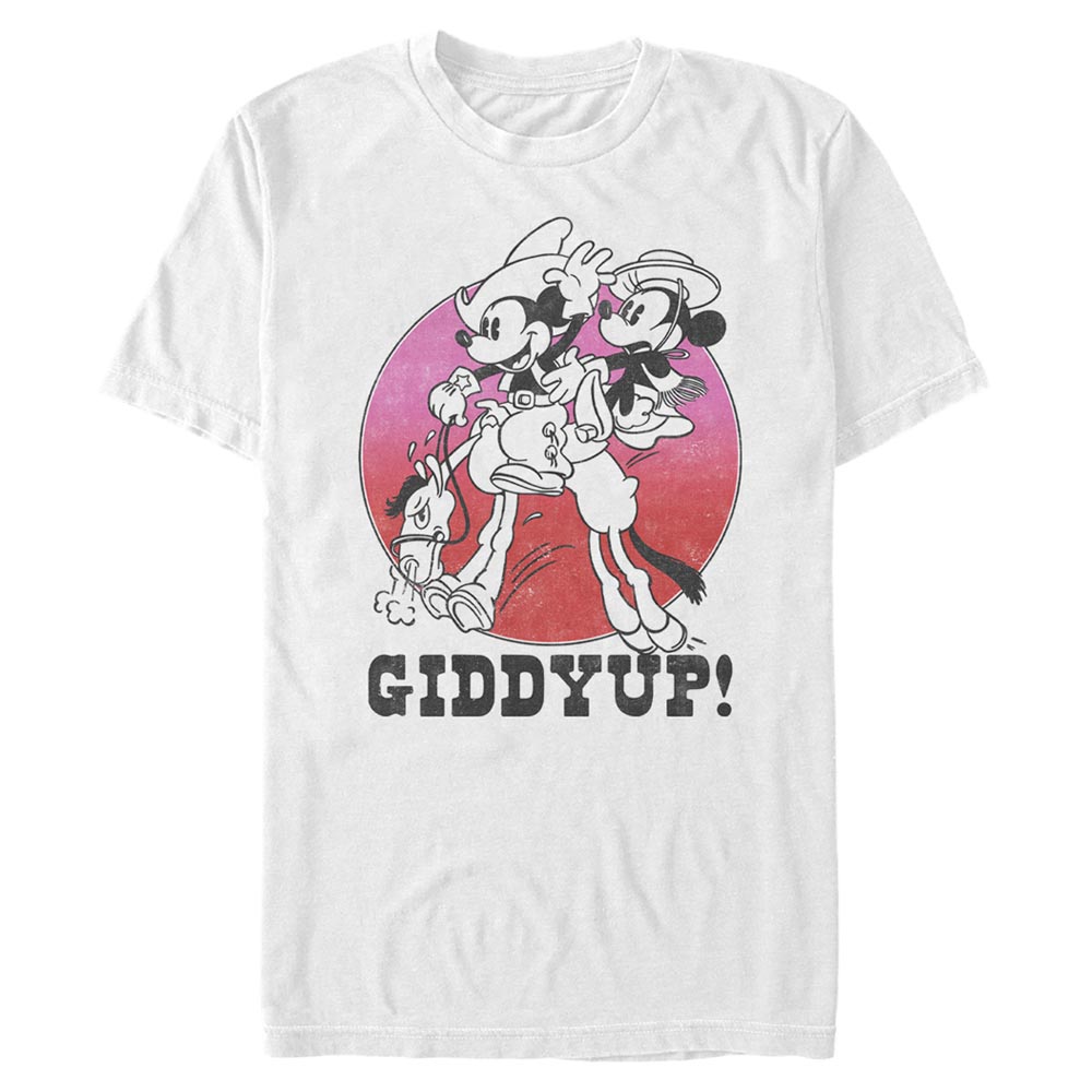 Disney - Mickey Mouse - Photo de groupe Giddyup - Homme T-shirt