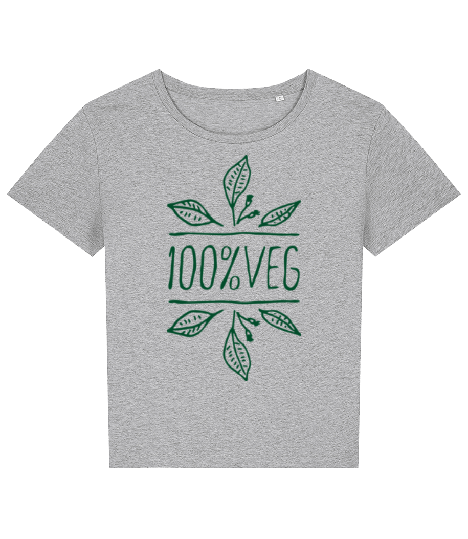 100 % Végétarien · T-shirt bio Femme Stanley Stella 2.0