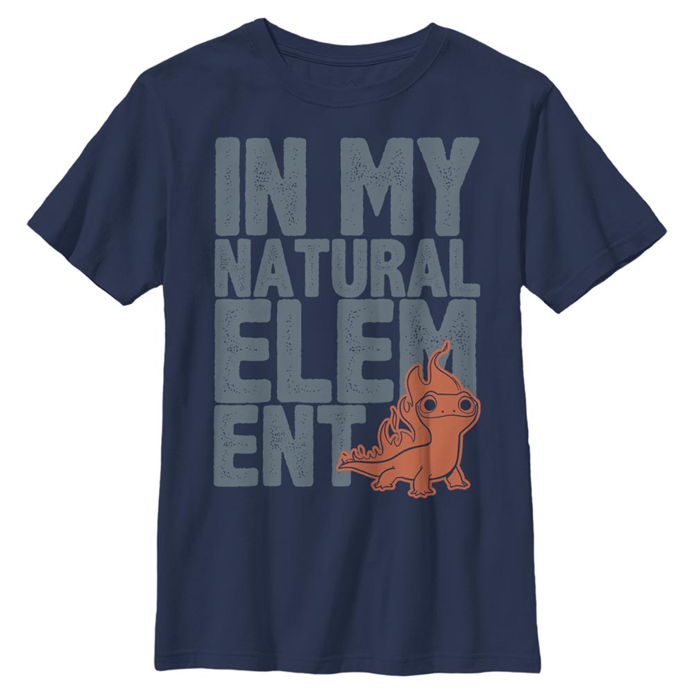 Disney - La Reine des neiges - Salamander Element Block - Enfant T-shirt
