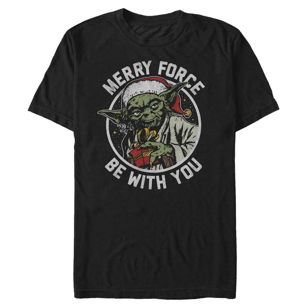 Star Wars - Yoda Merry Force - Christmas - Homme T-shirt